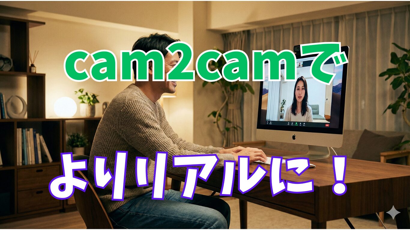 Cam2Camとは?双方向でモデルと繋がる設定とメリット|反応が激変!