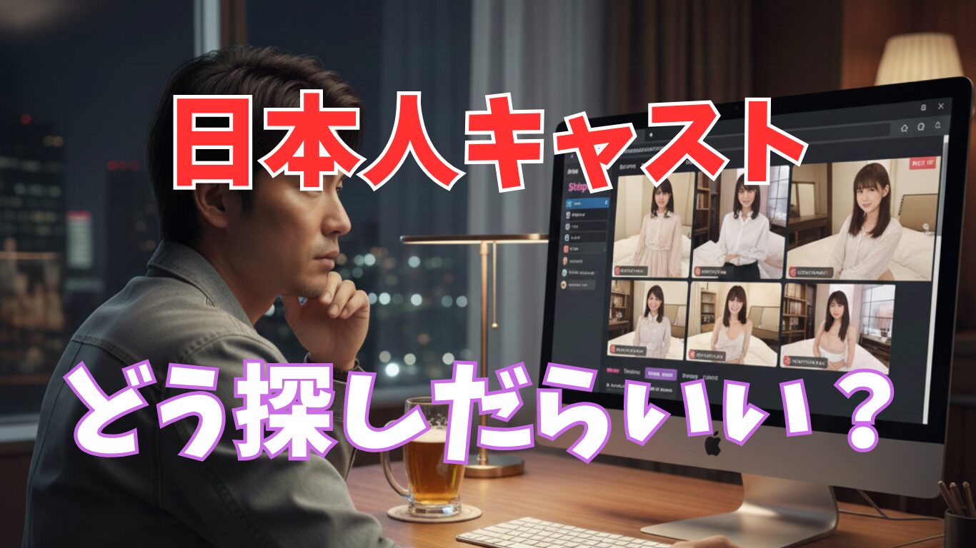 ストリップチャット日本人キャストの探し方｜フィルター設定の裏技公開