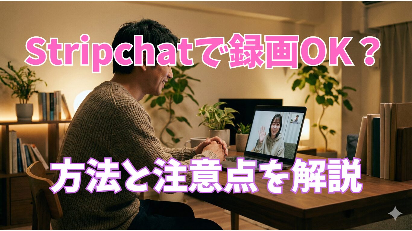 Stripchat録画はバレる？真っ暗回避と安全に保存する裏技【保存版】