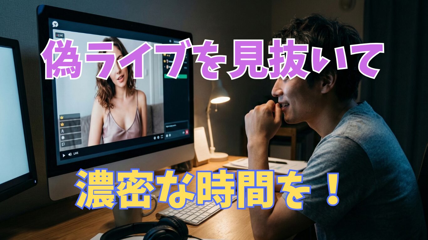 「生放送」のフリに騙されるな!Stripchatで録画ループを見抜くプロの鑑定術